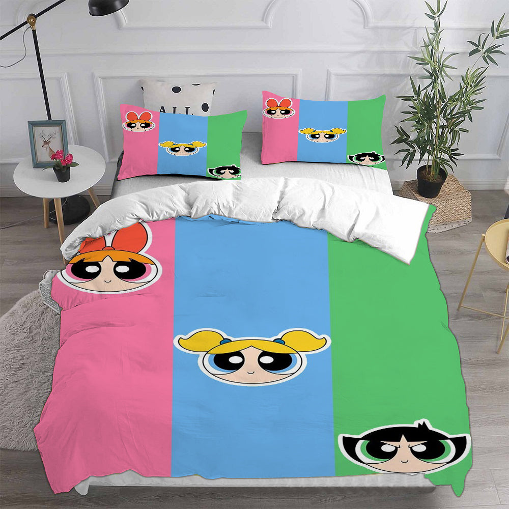 Power puff shops girls bedding