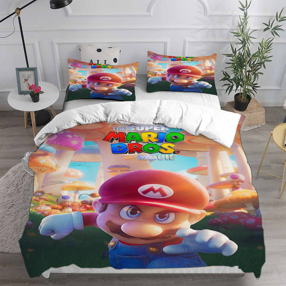 Mario themed buy bedding set