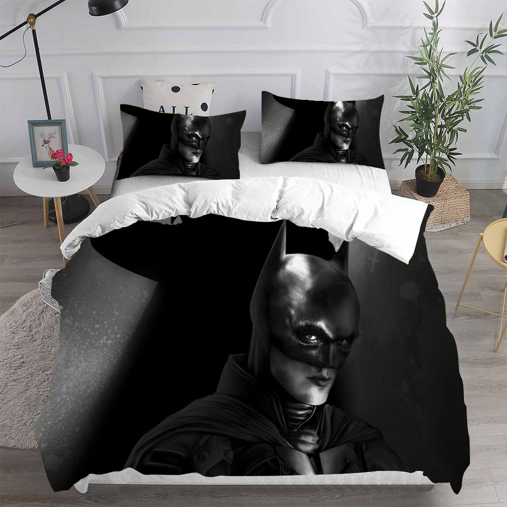 The Batman Cosplay Bedding Sets Duvet Cover Halloween Comforter Sets Fanrek