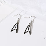 Star Trek Theme Silver Earring Holiday Gifts Jewelry Accessories for Women