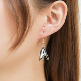 Star Trek Theme Silver Earring Holiday Gifts Jewelry Accessories for Women