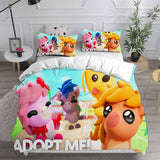 Adopt Me Bedding Sets Duvet Cover Comforter Set