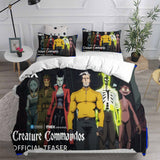 Creature Commandos Bedding Set Duvet Cover Comforter Sets