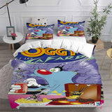 Oggy and the Cockroaches Bedding Sets Duvet Cover Comforter Set