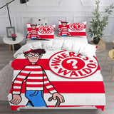 Where's Wally Bedding Sets Duvet Cover Comforter Set