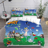 Oggy and the Cockroaches Bedding Sets Duvet Cover Comforter Set