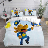 Dog Man Bedding Set Duvet Cover Comforter Sets