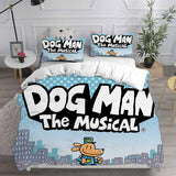 Dog Man Bedding Set Duvet Cover Comforter Sets