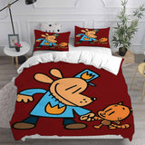 Dog Man Bedding Set Duvet Cover Comforter Sets