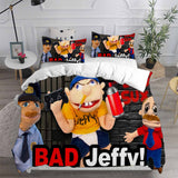 Jeffy Bedding Sets Duvet Cover Comforter Set