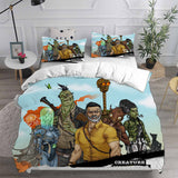 Creature Commandos Bedding Set Duvet Cover Comforter Sets