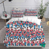 Where's Wally Bedding Sets Duvet Cover Comforter Set