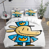 Dog Man Bedding Set Duvet Cover Comforter Sets