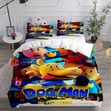 Dog Man Bedding Set Duvet Cover Comforter Sets