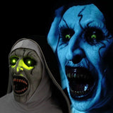 2018 The Nun Cosplay Demon Nun Horror Mask The Conjuring Valak Mask Full Head Terror Scary Halloween Party Props - bfjcosplayer