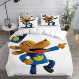 Dog Man Bedding Set Duvet Cover Comforter Sets