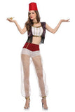 Women's Halloween Arab Costume Lamp Of Aladdin Belly Dance Cosplay Costume