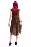 BFJFY Halloween Pirate Cosplay Costume Robin Hooded Outfit For Women - bfjcosplayer