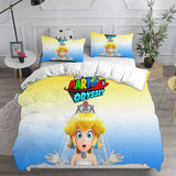 Princess Peach Bedding Set Duvet Cover Comforter Sets