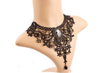 BFJFY Halloween Accessories Jewelry Women Lace Retro Skull Necklace - bfjcosplayer