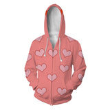 Suicide Squad Harley Quinn 3D printed zipper sports hooded sweater coat - bfjcosplayer