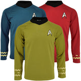 Cosplay Star Trek TOS The Original Series Kirk Shirt Uniform Halloween Costume