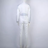 For Strange New Worlds Jumpsuits Cosplay Nurse Chapel White Starfleet Uniforms