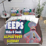 Yeeps Hide and Seek Bedding Set Duvet Cover Comforter Sets