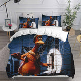 Chicken Run Cosplay Bedding Sets Duvet Cover Halloween Comforter Sets