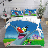 Oggy and the Cockroaches Bedding Sets Duvet Cover Comforter Set