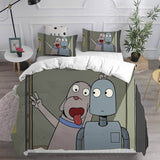 Robot Dreams Bedding Sets Duvet Cover Comforter Set