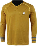 Star Trek in The Dark Captain Kirk Shirt Shape Cosplay Costume Red Version Size For Men