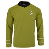 Cosplay Star Trek TOS The Original Series Kirk Shirt Uniform Halloween Costume