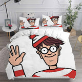 Where's Wally Bedding Sets Duvet Cover Comforter Set