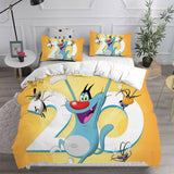 Oggy and the Cockroaches Bedding Sets Duvet Cover Comforter Set