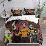 Creature Commandos Bedding Set Duvet Cover Comforter Sets