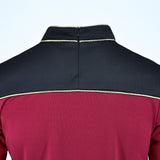 The Next Generation Flag Officer Uniform TNG Admiral Shirt Starfleet Costume Red