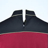 The Next Generation Flag Officer Uniform TNG Admiral Shirt Starfleet Costume Red