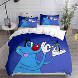 Oggy and the Cockroaches Bedding Sets Duvet Cover Comforter Set