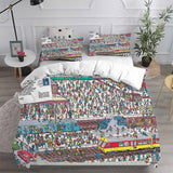 Where's Wally Bedding Sets Duvet Cover Comforter Set