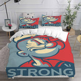 Popeye the Sailor Bedding Sets Bed Quilt Cover Pillow Case Halloween Cosplay Comforter Sets