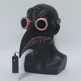 Led Plague Doctor Mask Latex Face Cover Steampunk Masks Cosplay Party Halloween