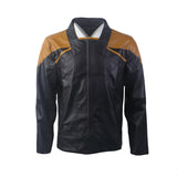Star Trek Picard 3 Captain Riker Red Geordi Brown Blue Leather Jackets Starfleet Cosplay Costumes