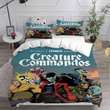 Creature Commandos Bedding Set Duvet Cover Comforter Sets