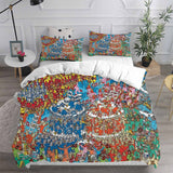 Where's Wally Bedding Sets Duvet Cover Comforter Set