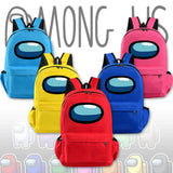 Among us Cosplay Canvas Waterproof Backpack Halloween School Bags