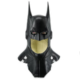 Black Batman Full Head Mask Breathable Latex Mask Halloween Masquerade Fancy Party Cosplay Prop