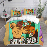 Burrito Bison Launcha Libre Bedding Sets Bed Quilt Cover Pillow Case Halloween Cosplay Comforter Sets