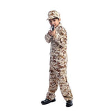 Boys Camo Military Uniform Halloween Cosplay Costume
