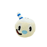 Cuphead Mugman Pendant Plush Toy Stuffed Doll Backpack Bag Keychain Accessories 2PCS